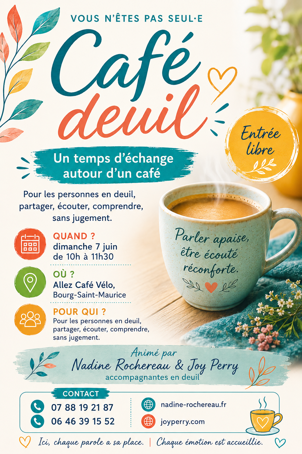 Café Deuil à Bourg Saint Maurice 